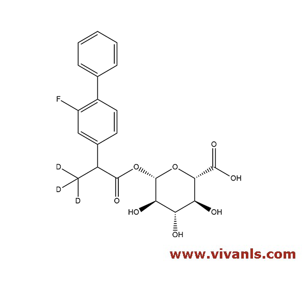 Stable Isotope Labeled Compounds-Flurbiprofen Acyl-β-D-glucuronide-d3 (Mixture of Diastereomers)-1774245169.png